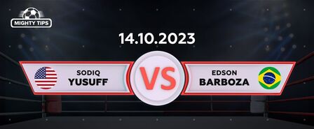 14 octombrie 2023: Sodiq Yusuff vs. Edson Barboza