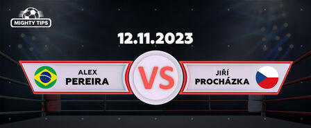 12 noiembrie 2023: Alex Pereira vs. Jiří Procházka