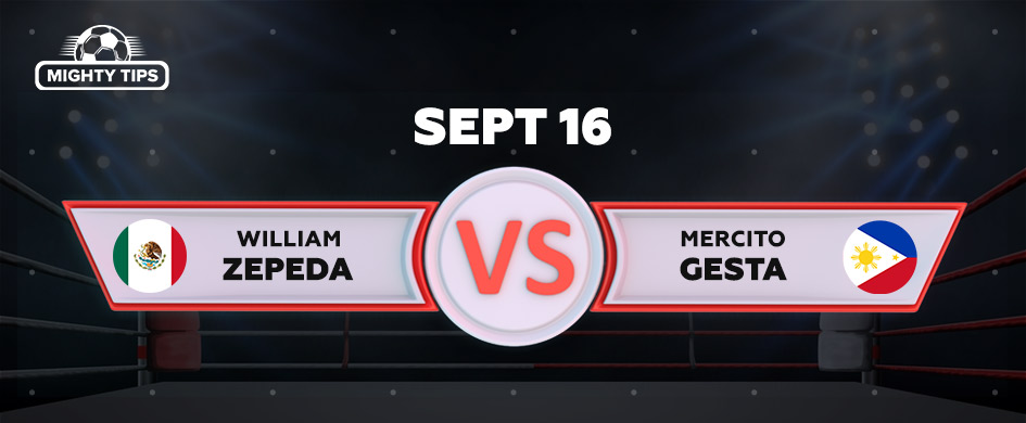 16 septembrie - William Zepeda vs. Mercito Gesta